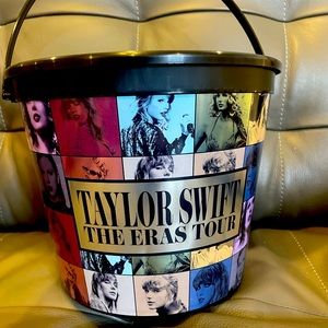TAYLOR SWIFT POPCORN BUCKET (BRAND NEW/ never used)